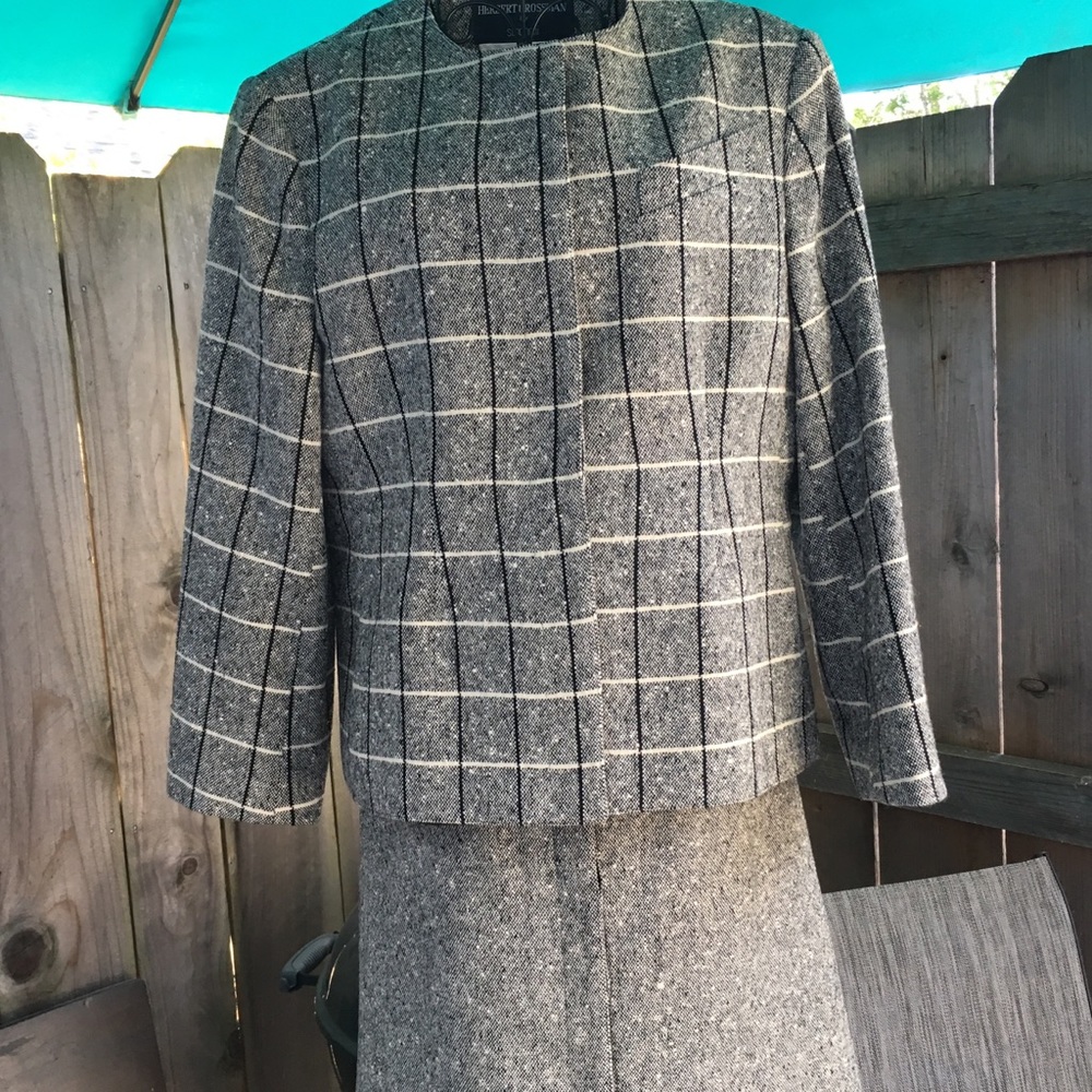 Timeless, wool Neiman-Marcus suit.